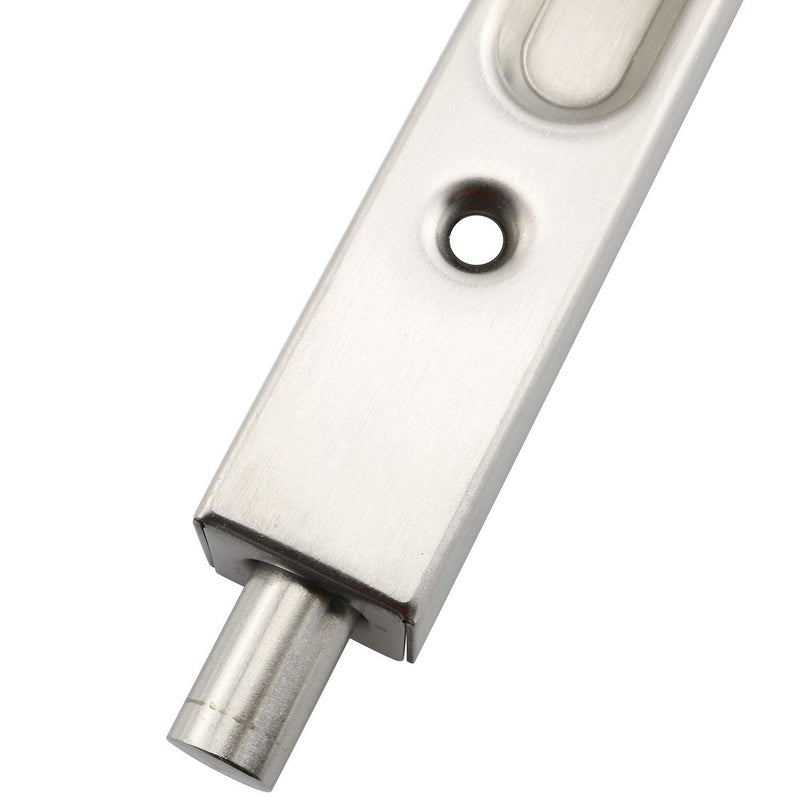 RuiLing 1-Pack 304 Stainless Steel Safty Concealed Slide Bolt Lock,Security Guard Lever Action Door Flush Bolt Latch for Furniture Hardware Fitting Accessories 6 Inch - Image 5